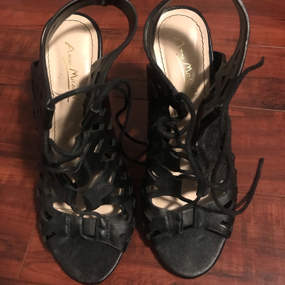 Any 3 Sandals $25/Anne Michelle Tie-up Heels